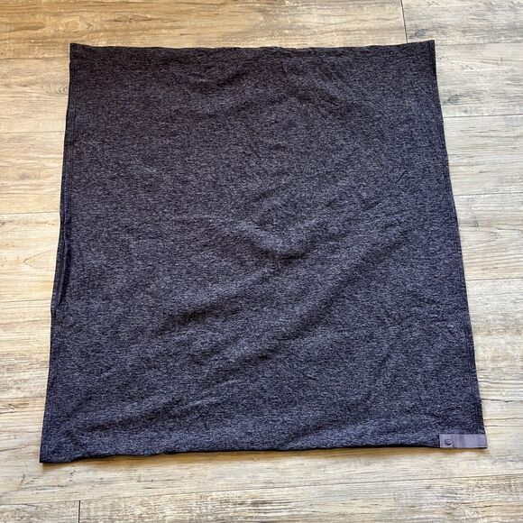 Lululemon Vinyasa Scarf Wrap Infinity Blue Grey Reversible OS Shawl - Picture 1 of 7